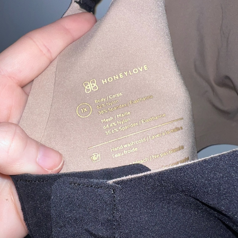 Honeylove Crossover Bra 1X black - Picture 11 of 11